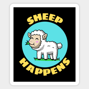 Sheep Happens | Sheep Pun Magnet